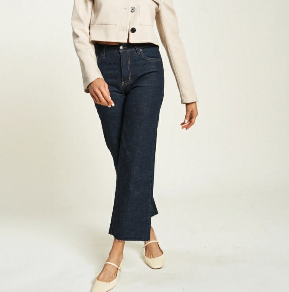 Oliver Logan Jeans- Aberdeen Wide Leg Crop
